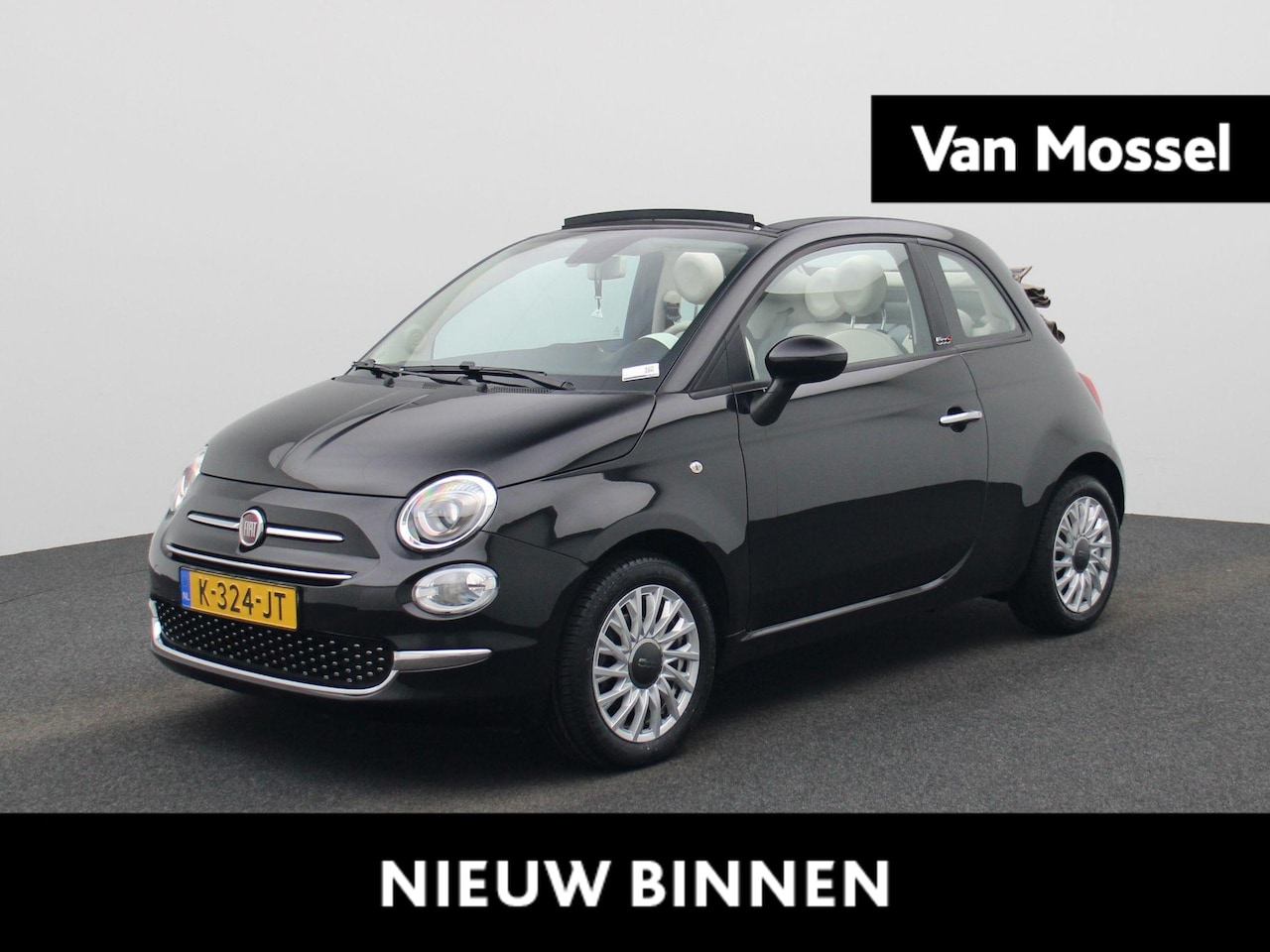 Fiat 500 C - 1.0 Hybrid Lounge | APPLE CARPLAY - ANDROID AUTO | AIRCO | ELEKTRISCHE RAMEN VOOR | CRUISE - AutoWereld.nl