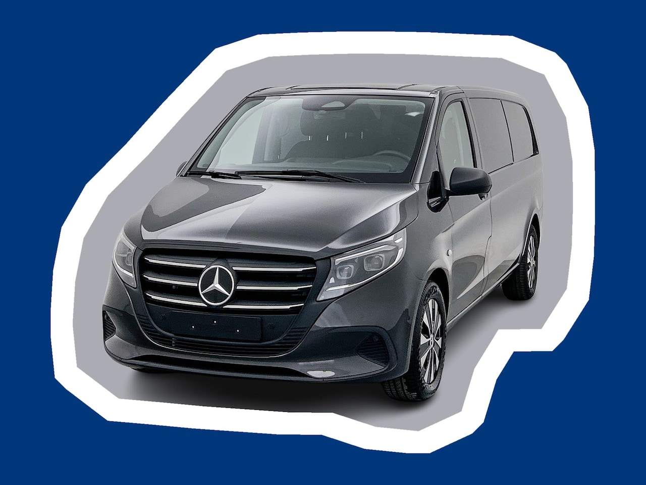 Mercedes-Benz Vito - 124 CDI Mixto Select DC L3 Dubbele cabine Distronic 237pk Navigatie Led Stoel + stuurverwa - AutoWereld.nl