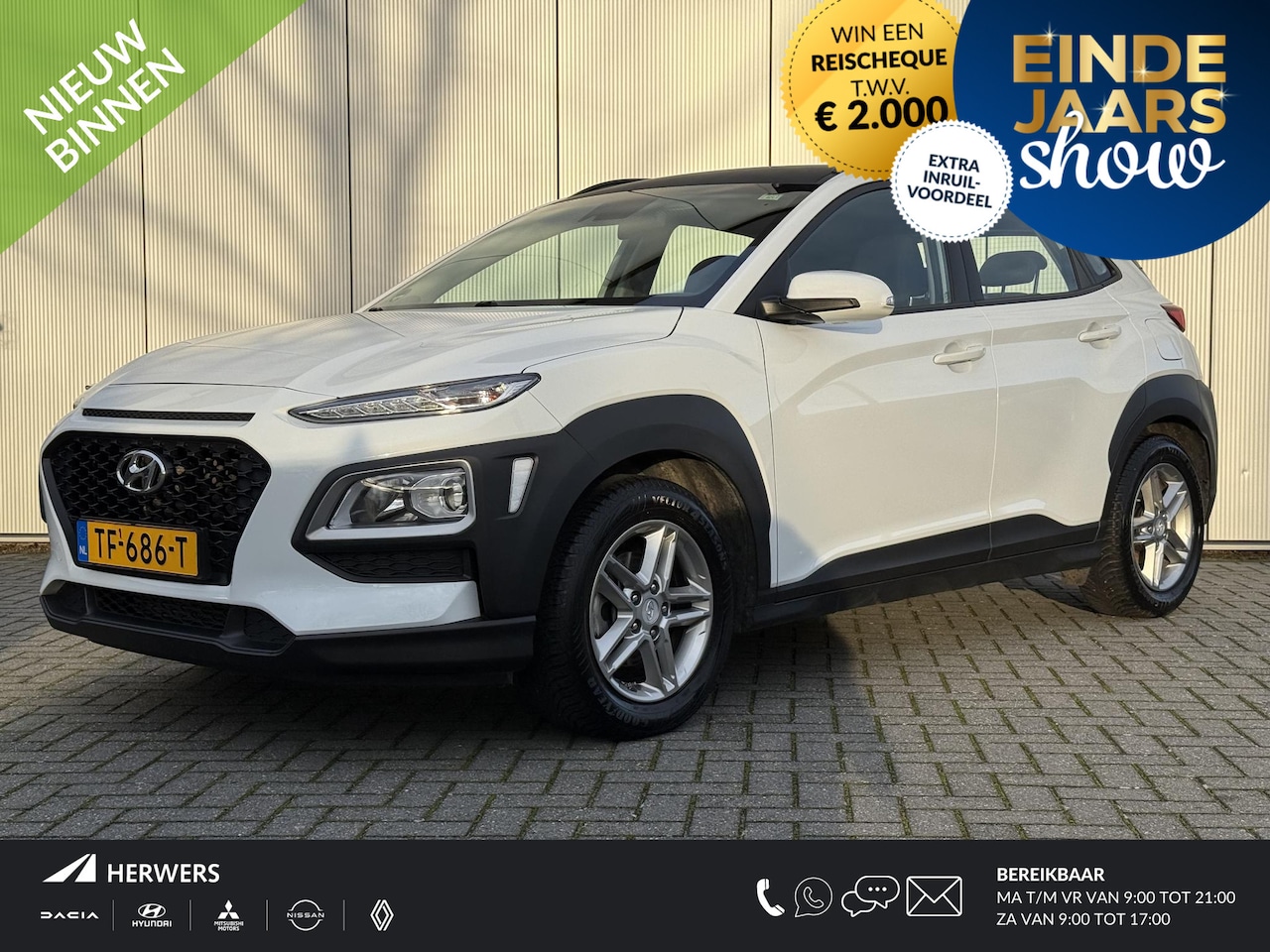 Hyundai Kona - 1.0T Essence / 1e eig / Dealeronderhouden / Navigatie / Trekhaak / Cruise Control / Climat - AutoWereld.nl