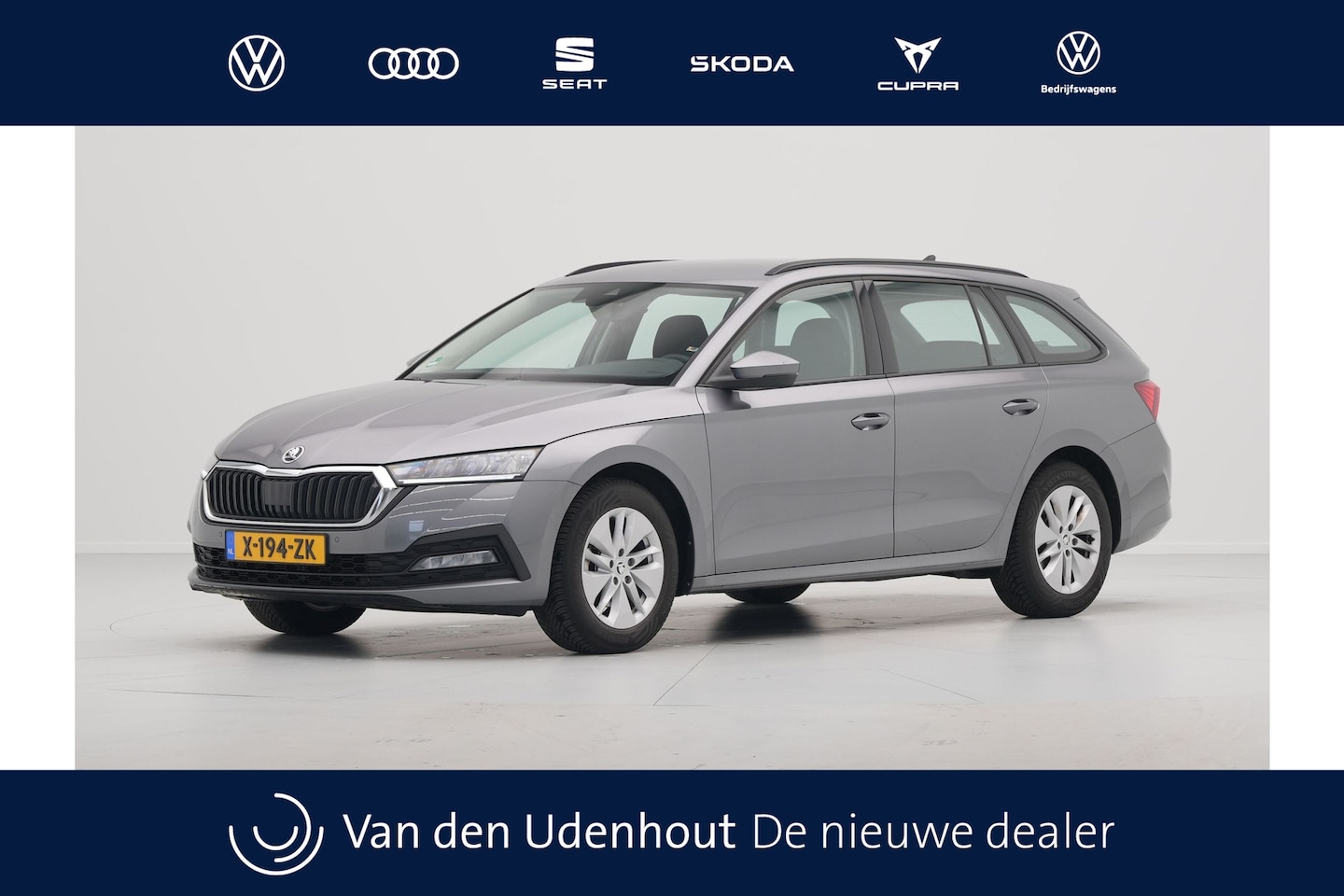 Skoda Octavia Combi - 1.0 TSI 110pk Business Edition Trekhaak Navigatie Keyless Clima argon Halsteren Km stand - AutoWereld.nl
