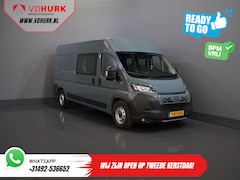 Fiat Ducato - 2.2 MJ 180 pk Aut. L3H2 DC Dubbel Cabine BPM VRIJ 6 Pers./ 2x Schuifdeur/ Climate/ 2.5t Tr