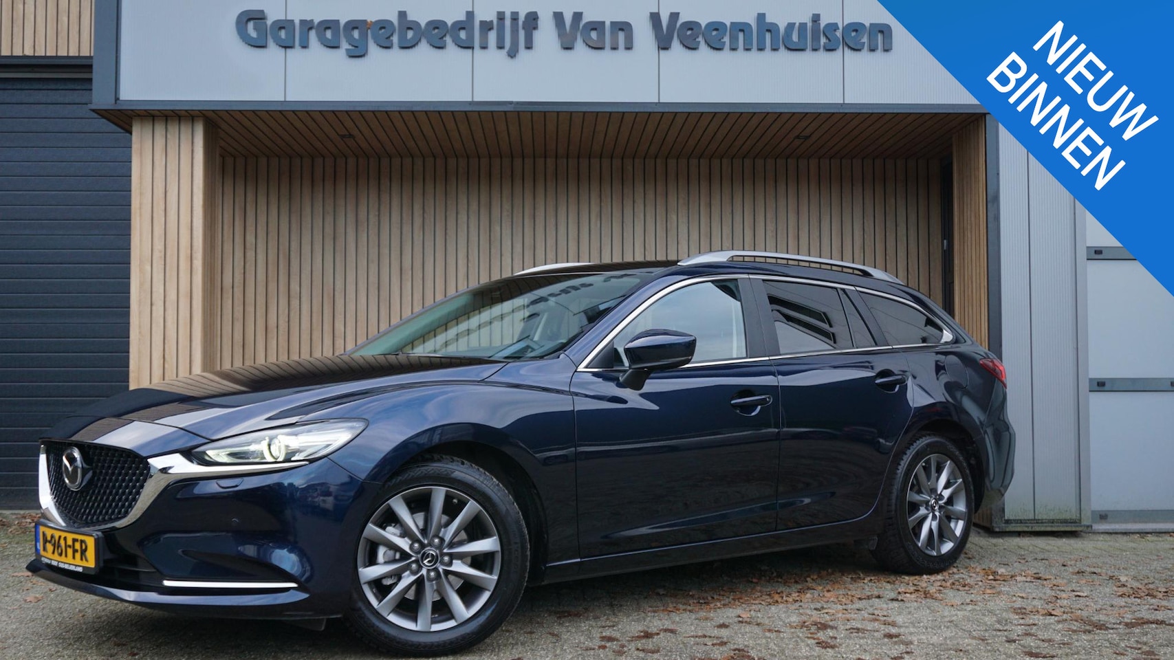 Mazda 6 Sportbreak - 2.0 SkyActiv-G 165pk Automaat HUD 17inch LM Trekhaak Navi Stoel & Stuurverwarming 59804km! - AutoWereld.nl