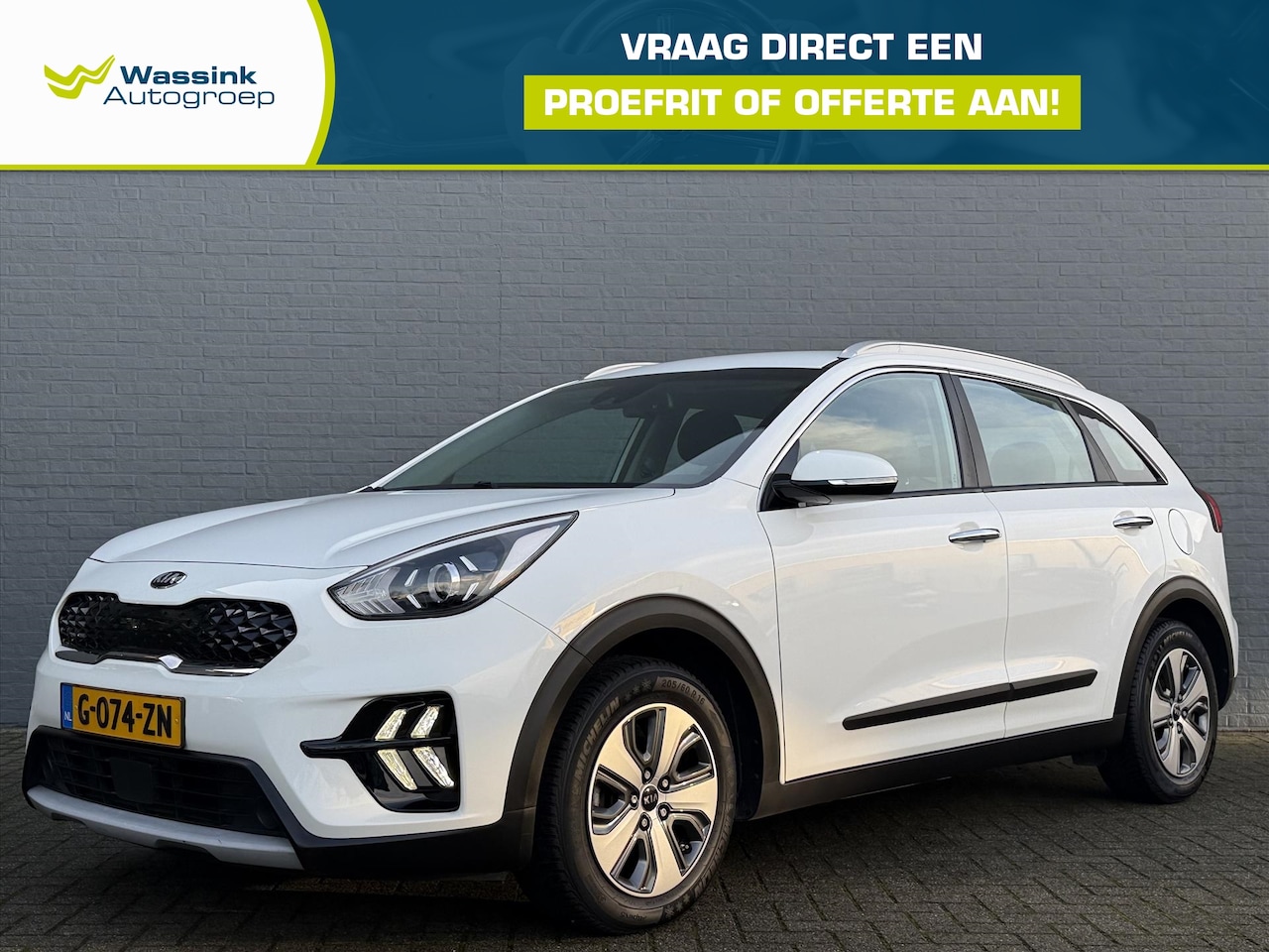 Kia Niro - 1.6 GDi Hybrid 141pk DCT6 DynamicLine | Navigatie | Apple Carplay & Android Auto | Adaptiv - AutoWereld.nl