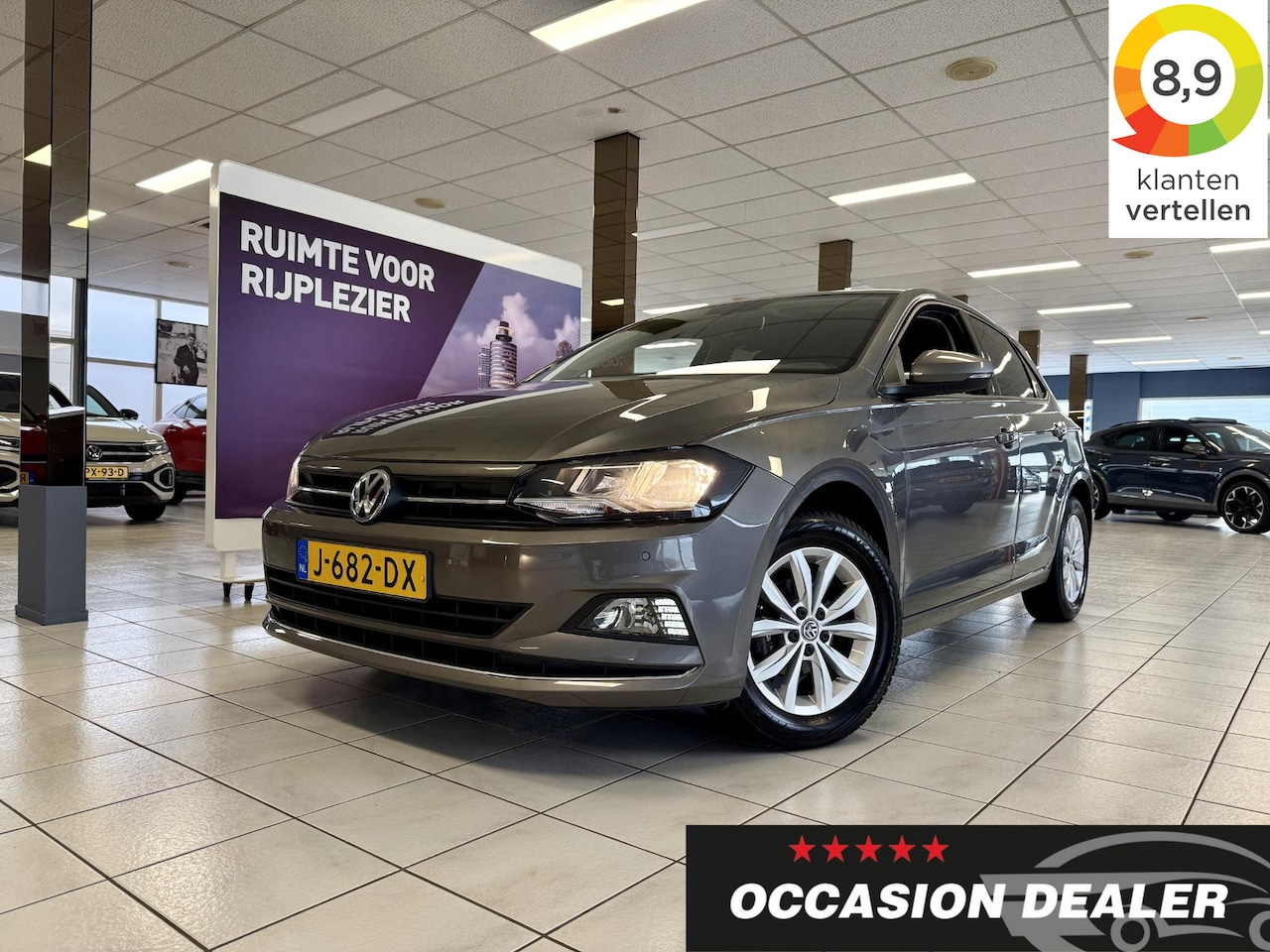 Volkswagen Polo - 1.0 TSI Highline Business *NAVI*APP*ADAP*TREKHAAK* - AutoWereld.nl