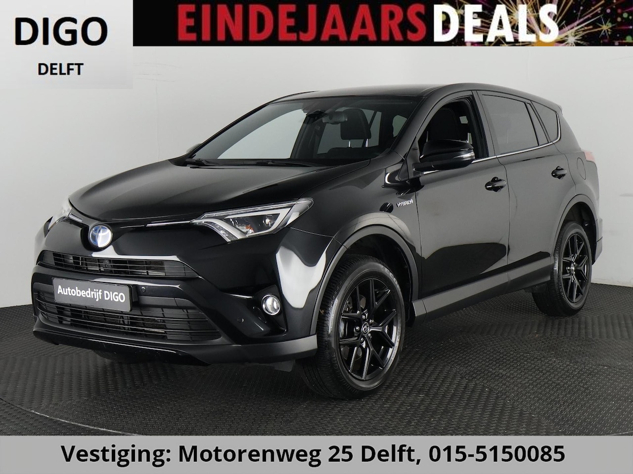 Toyota RAV4 - 2.5 HYBRID BLACK EDITION AUTOMAAT GARANTIE 6-2030 PDC.SLECHTS 93.000 KM. - AutoWereld.nl