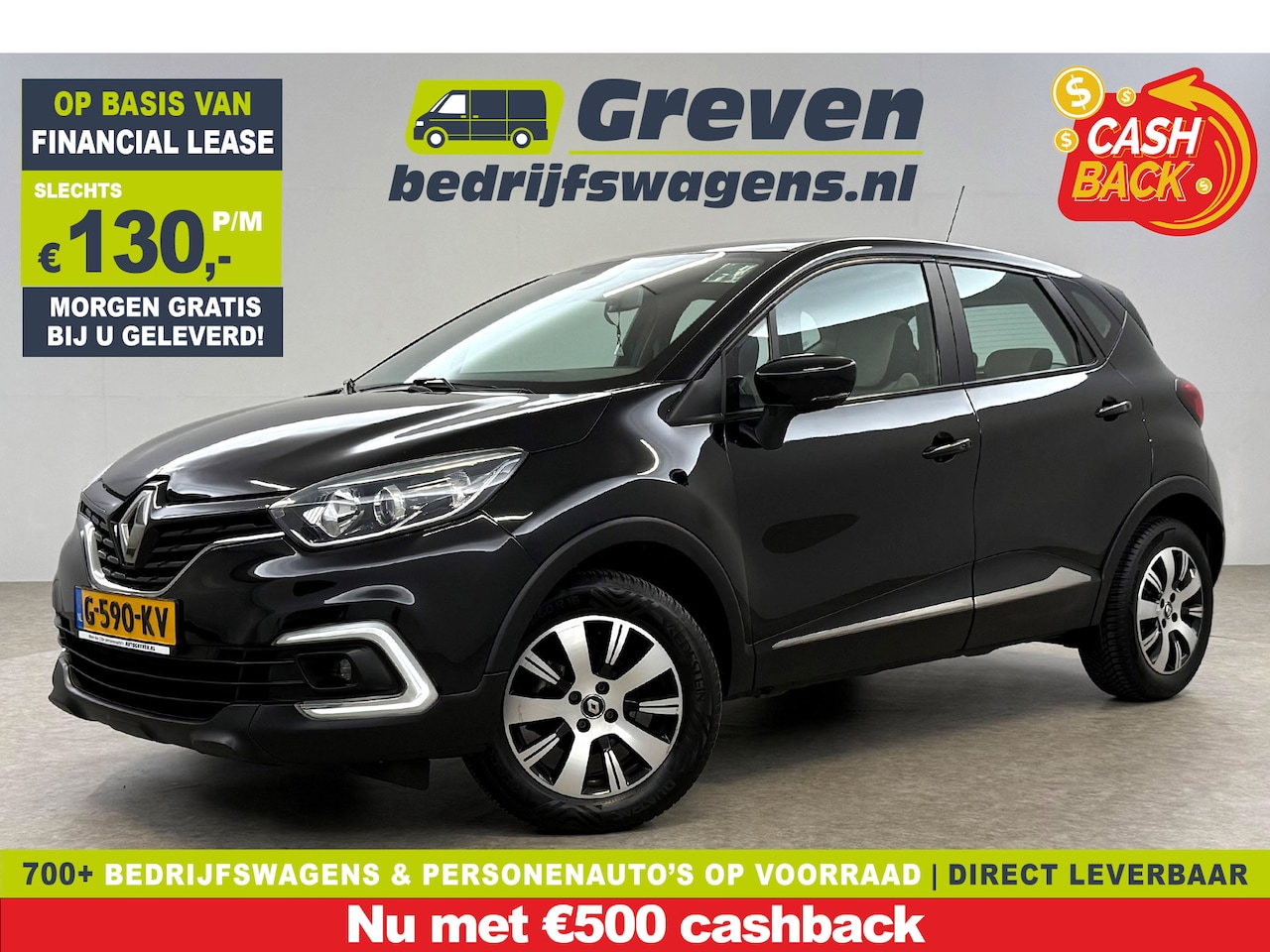 Renault Captur - 0.9 TCe Limited | Clima | Cruise | LED | Keyless | Parkeersens. - AutoWereld.nl