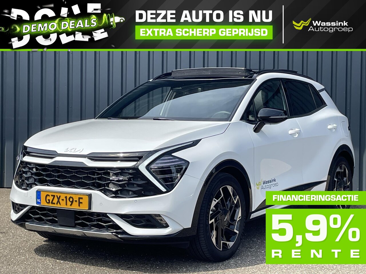 Kia Sportage - DEMO DEAL 1.6 T-GDi 160pk Mild Hybrid DCT7 GT-Line | Automaat | Stoelverwarming | Stuurver - AutoWereld.nl
