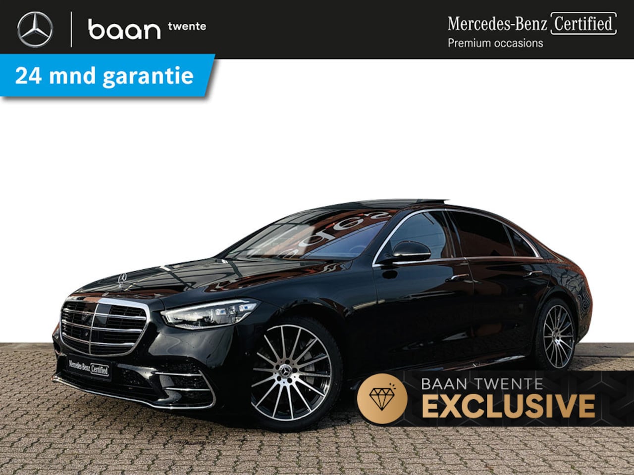 Mercedes-Benz S-klasse - S 580 e Lang AMG Line | Distronic | Elek. verstelbare stoelen met geheugen | Stoelventilat - AutoWereld.nl