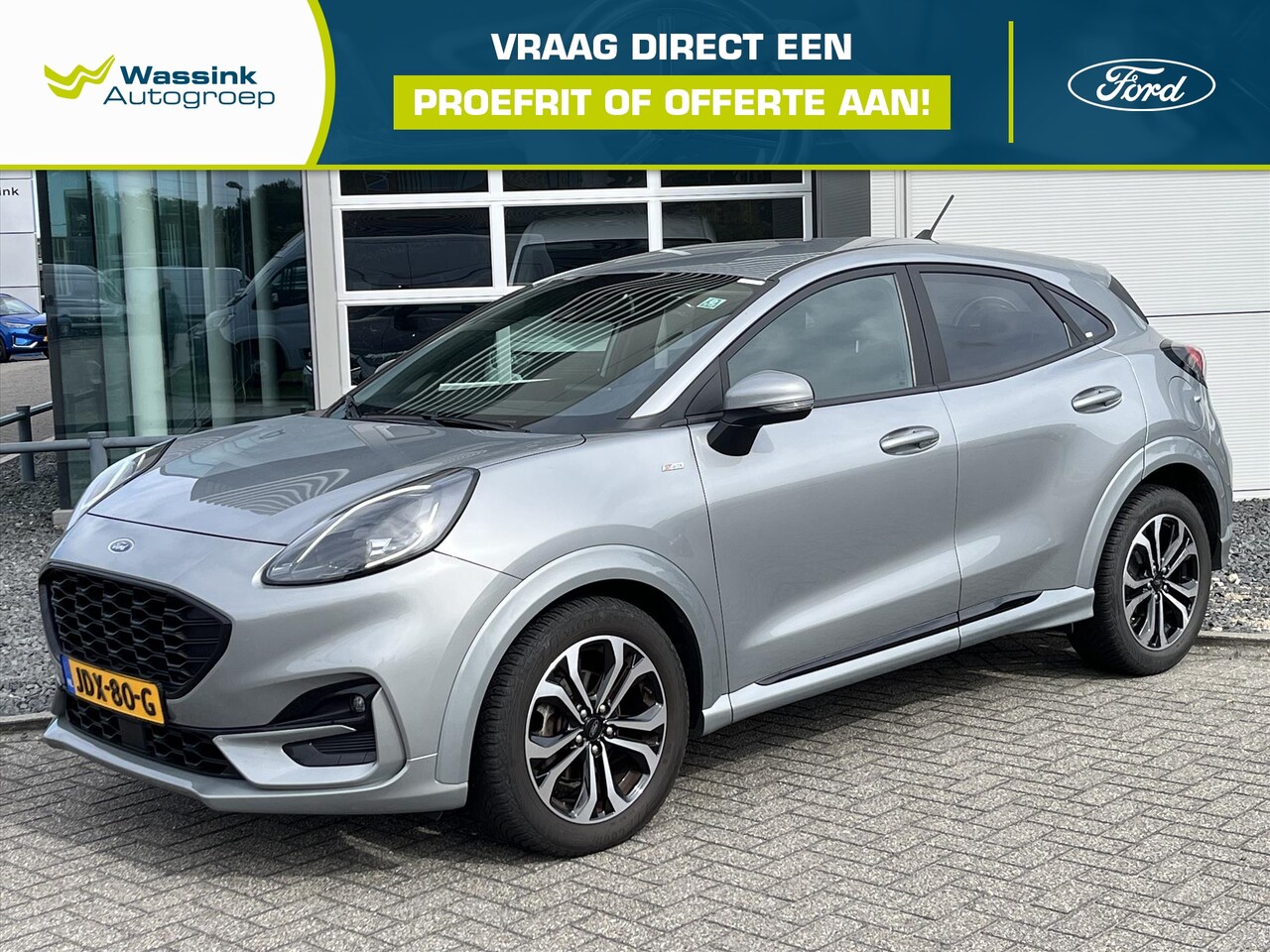 Ford Puma - 1.0i Ecoboost Hybrid 125pk ST-Line X | Navigatie | Parkeersensoren Voor & Achter | Camera - AutoWereld.nl