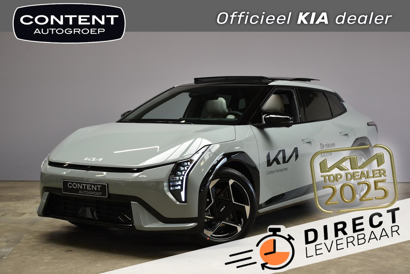 Kia EV4 Fastback - 81,4 kWh 204PK GT-PlusLine NIEUW - DIRECT LEVERBAAR - AutoWereld.nl