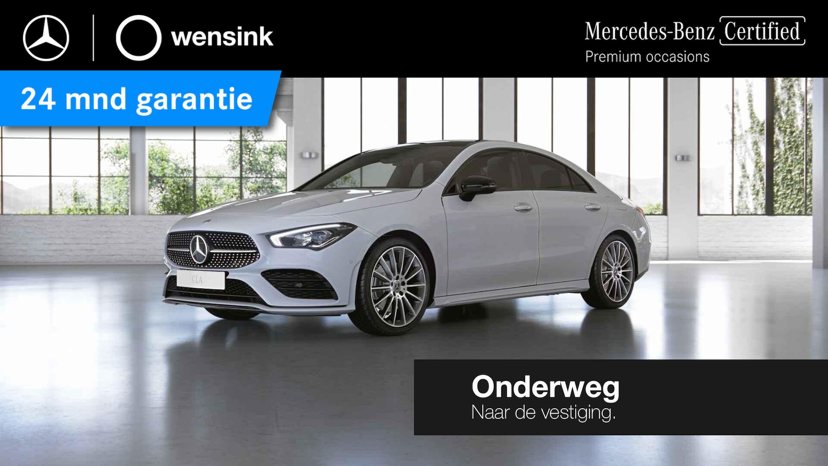 Mercedes-Benz CLA-Klasse - 250 e AMG Line | Panoramadak | Night | Stoelverwarming | Sfeerverlichting | Widescreen | - AutoWereld.nl