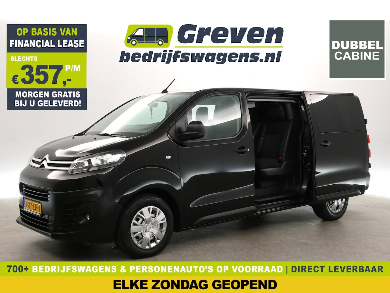 Peugeot Expert - Citroën Jumpy 2.0 BlueHDI L3H1 | DC | 6 Pers | 2xSchuifdeur | Airco | Cruise | | 360 Cam | - AutoWereld.nl
