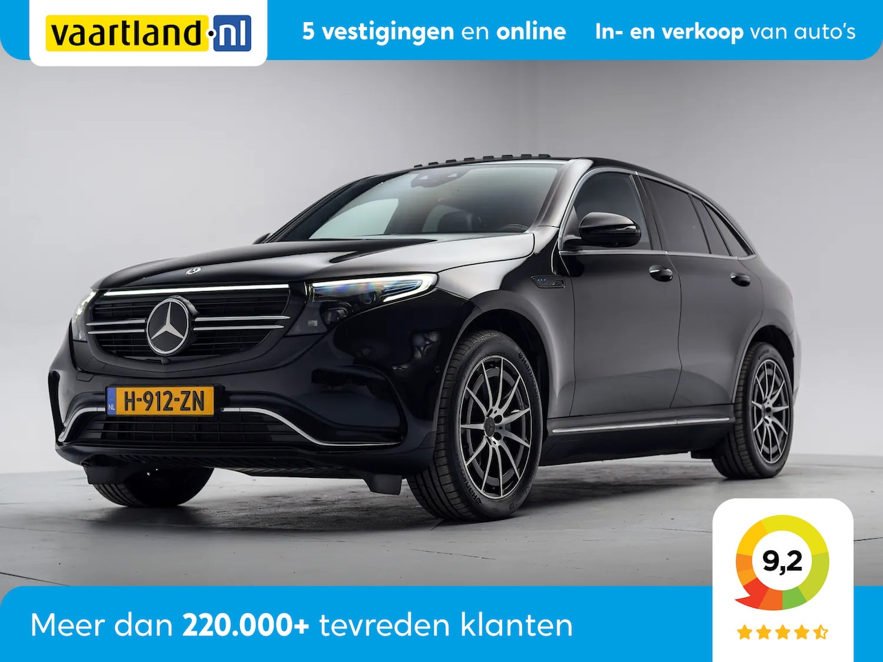 Mercedes-Benz EQC - 400 4MATIC Business Solution AMG 80 kWh [ Schuifdak Head-up Burmester ] - AutoWereld.nl