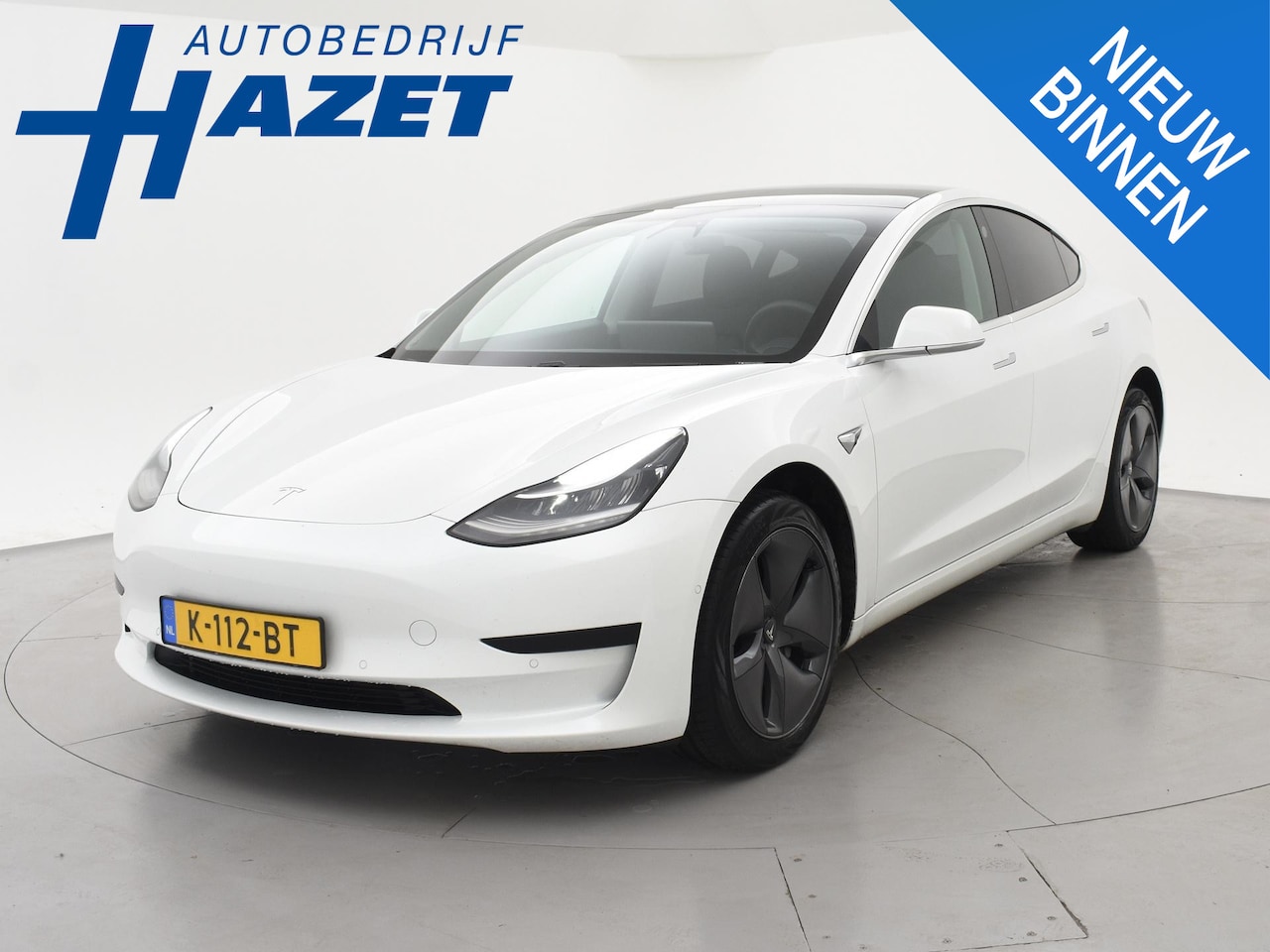 Tesla Model 3 - 60 kWh RWD *BTW* + LEDER | AUTOPILOT | PANORAMA | 3 CAMERA'S | PRIVACY GLASS - AutoWereld.nl