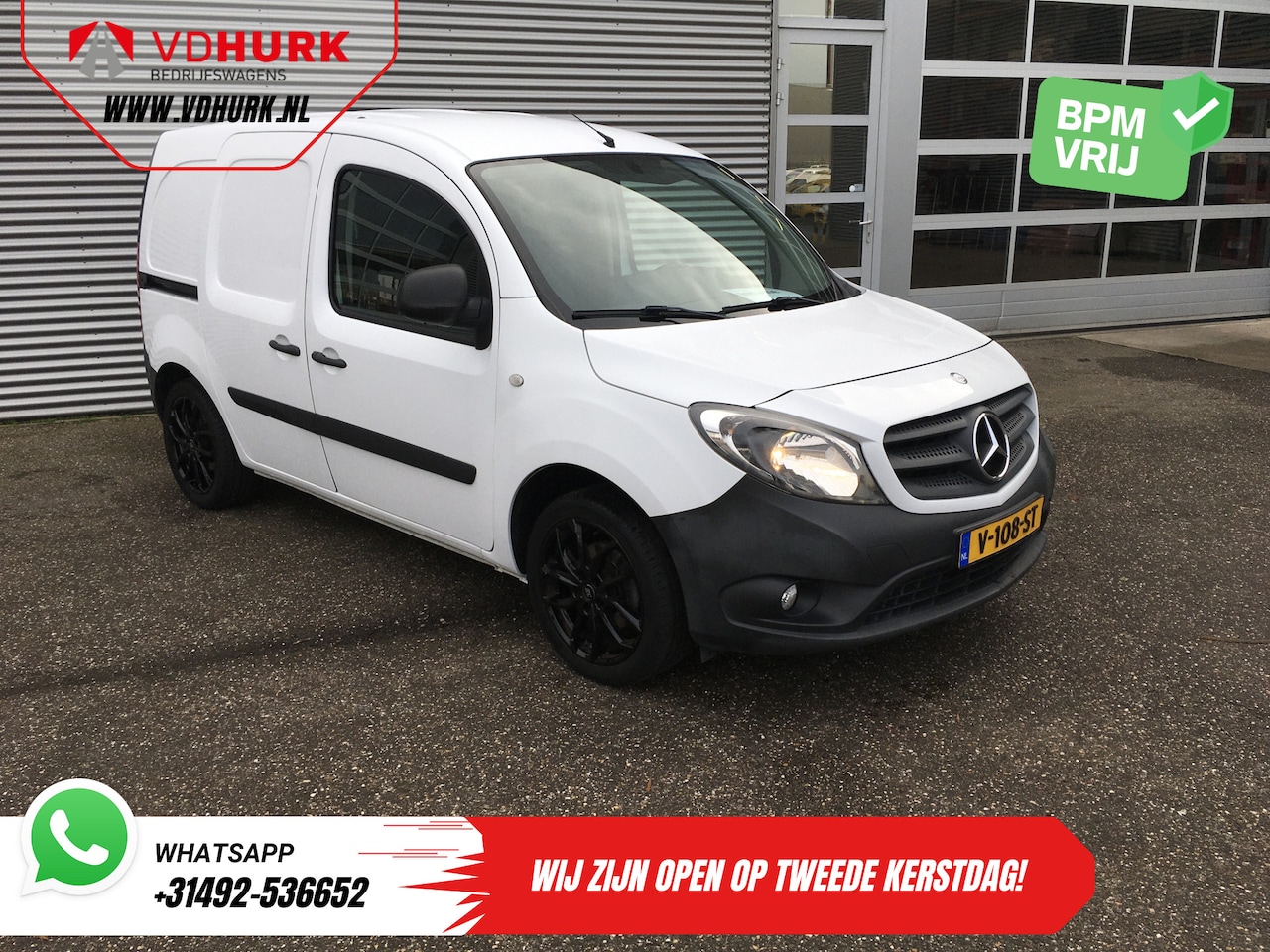 Mercedes-Benz Citan - 108 CDI BPM VRIJ! LMV/ Cruise/ PDC/ Airco/ Bluetooth - AutoWereld.nl