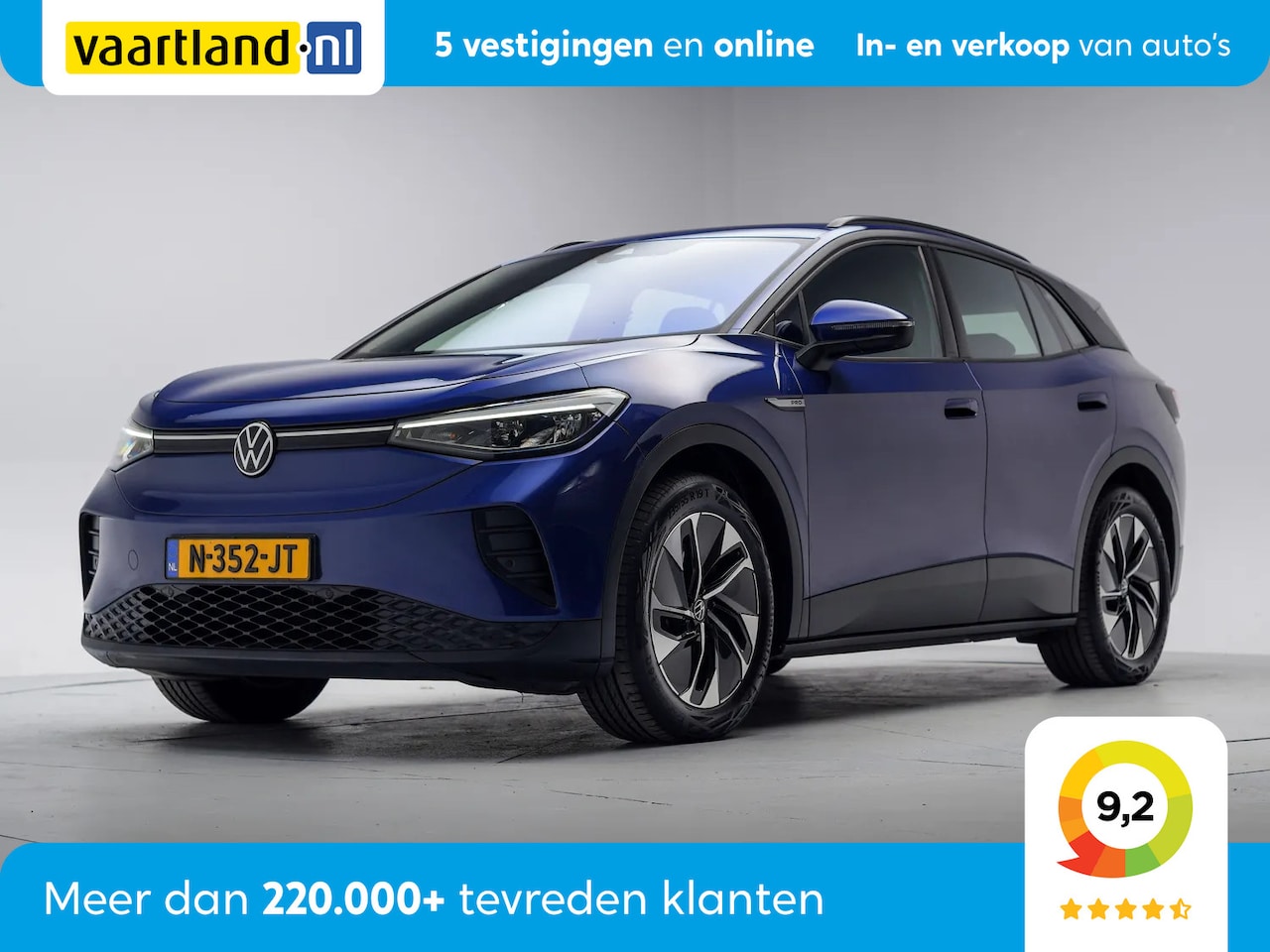 Volkswagen ID.4 - 77 kWh Pro 3-Fase [ Virtual Navi 360°cam Stoelverwarming ] - AutoWereld.nl