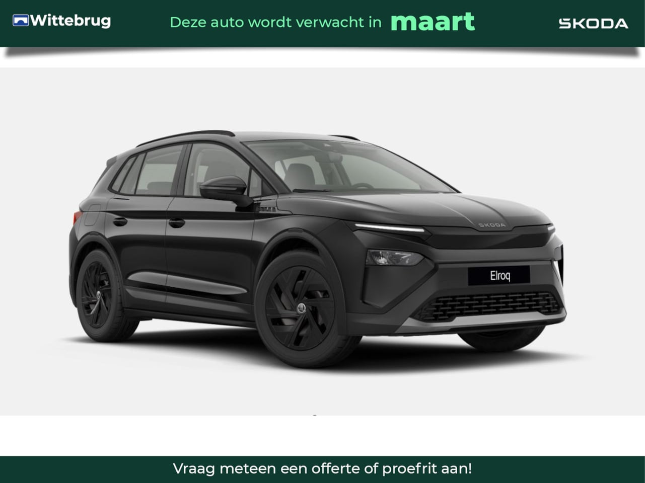 Skoda Elroq - 50 Limited Edition / Trekhaak / Stalen velgen 19" Zwart / €3000 Inruilpremie - AutoWereld.nl