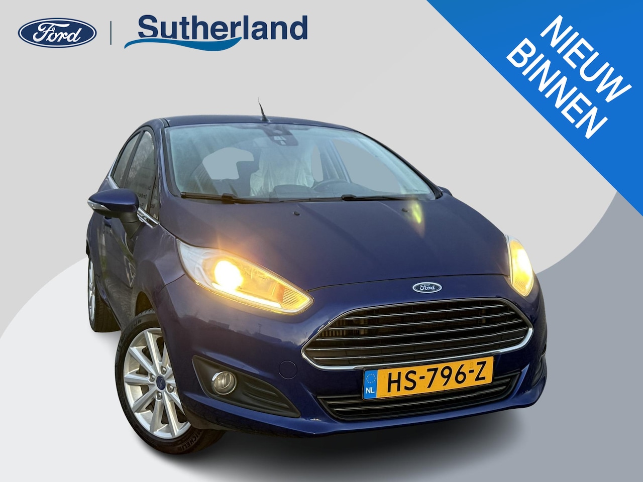 Ford Fiesta - 1.0 EcoBoost Titanium 100pk Cruise control | Navigatie | Vooruit verwarming | lichtmetaal - AutoWereld.nl