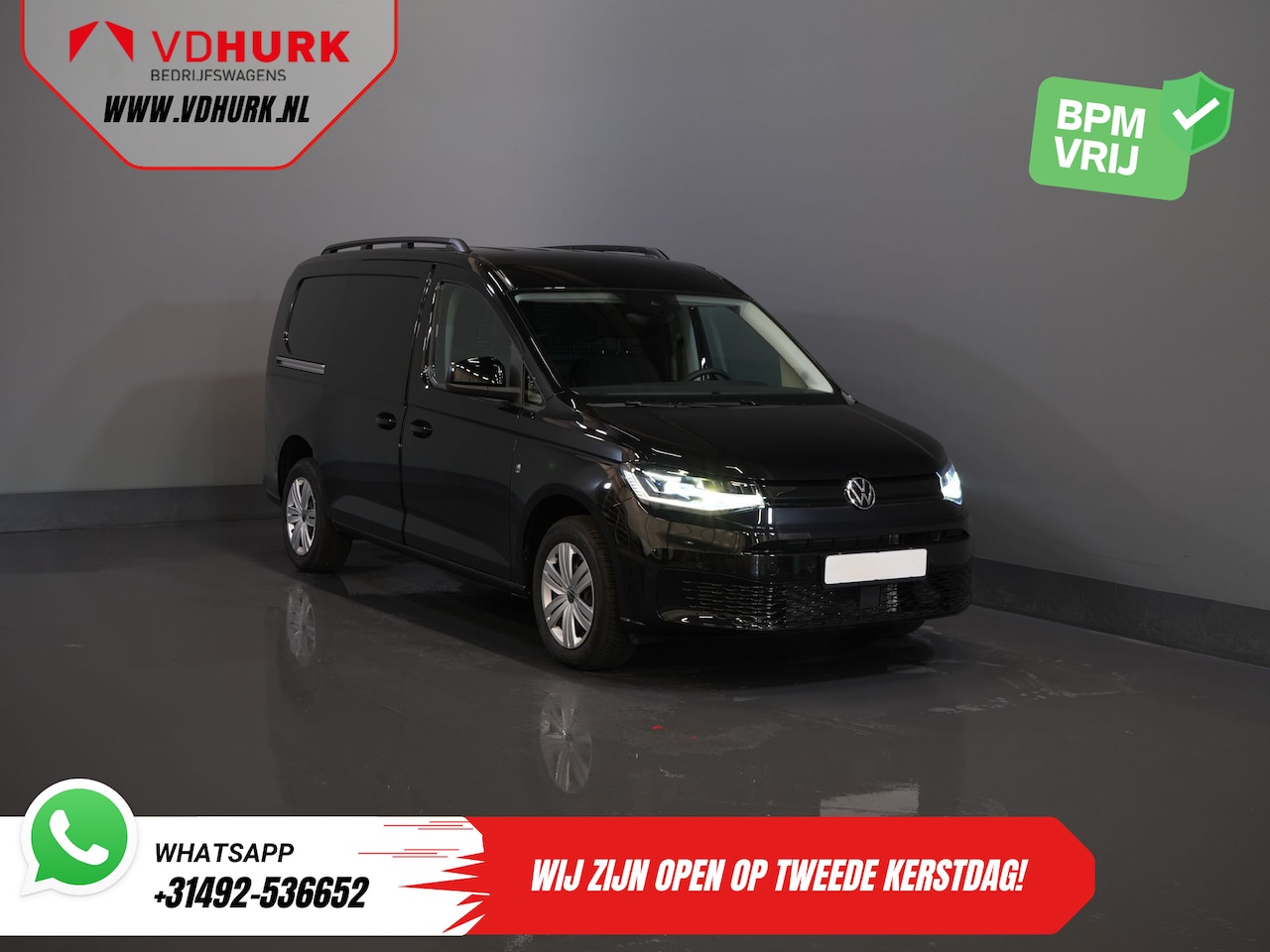 Volkswagen Caddy Cargo Maxi - 1.5 TSI 115 pk DSG Aut. BENZINE BPM VRIJ! Virtual Cockpit/ LED/ Carplay/ Stoelverw./ Cruis - AutoWereld.nl
