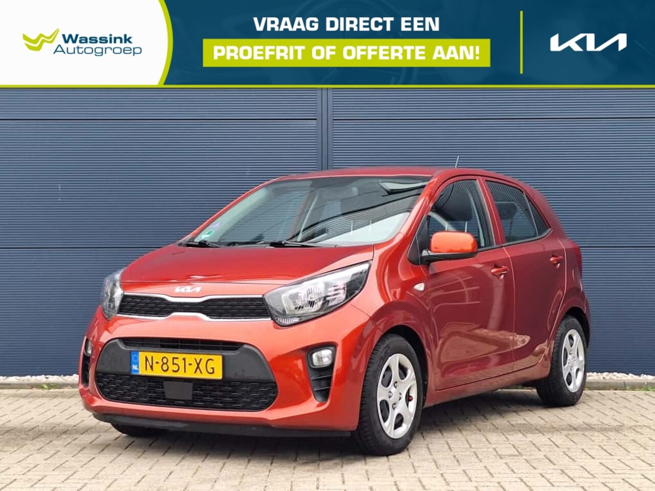Kia Picanto - 1.0 MPi 67pk 4-zits ComfortLine | Airco - AutoWereld.nl