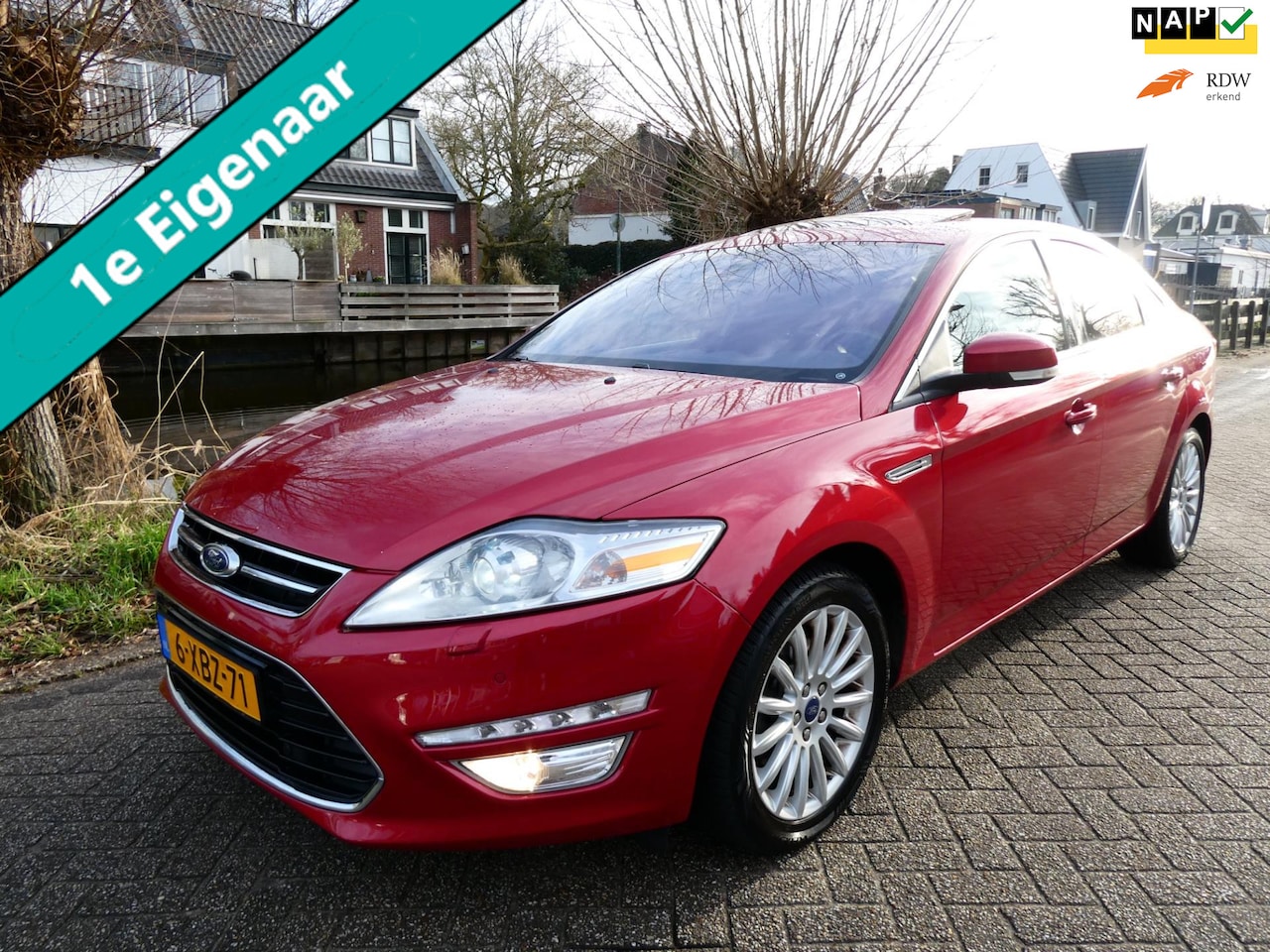 Ford Mondeo - 1.6i Platinum 5-drs 160pk 1e eig. Clima Navi Schuifdak Trekhaak 1600kg - AutoWereld.nl