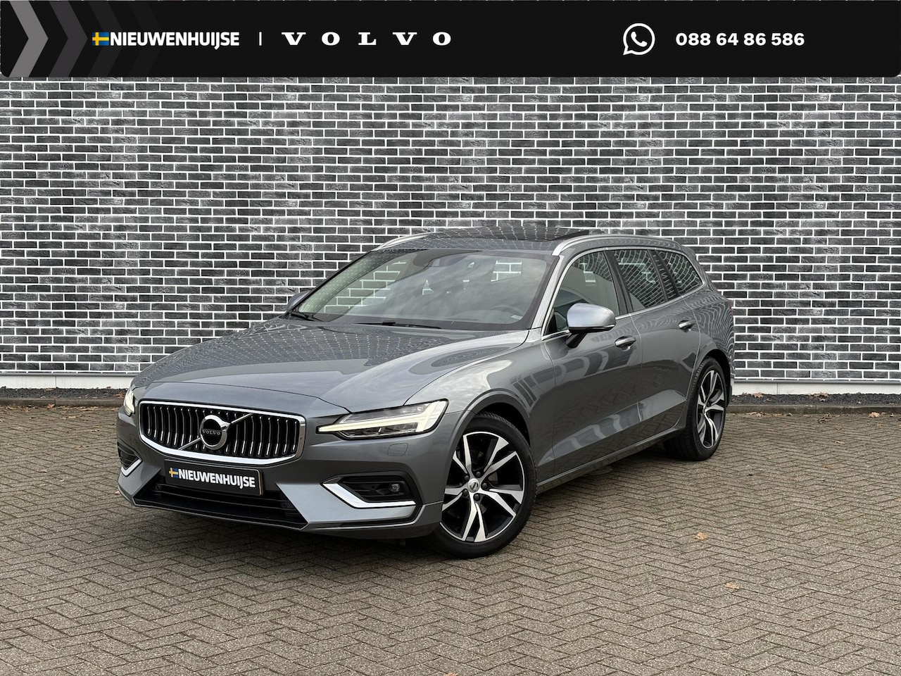 Volvo V60 - 2.0 T4 Inscription | Trekhaak | Panoramadak | Adaptive cruise control | Head-up display | - AutoWereld.nl
