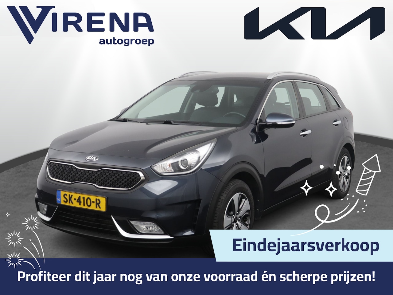 Kia Niro - 1.6 GDi Hybrid DynamicLine - Automaat - Trekhaak - Achteruitrijcamera - Navigatie - Cruise - AutoWereld.nl