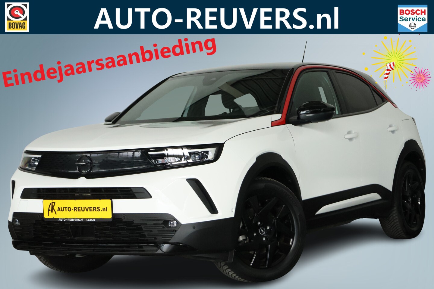 Opel Mokka-e - Elegance 50-kWh 11kw bl. / LED / Navi / CarPlay / Cam / Clima - AutoWereld.nl