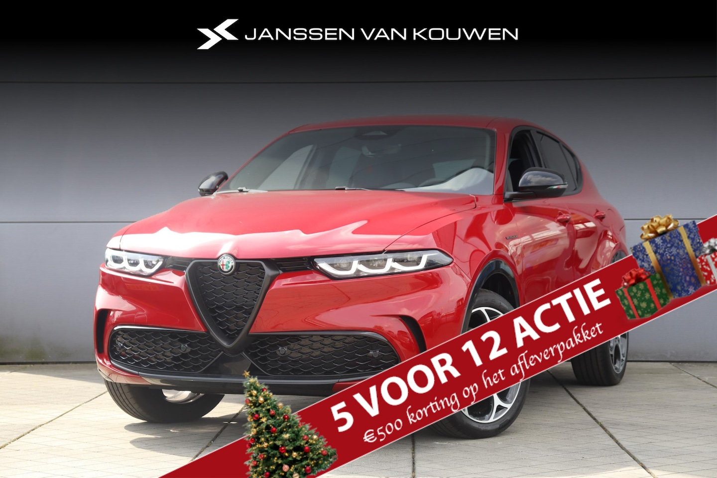 Alfa Romeo Tonale - 1.3T 280pk PHEV Veloce / Alcantara / Flippers / Rosso Alfa - AutoWereld.nl