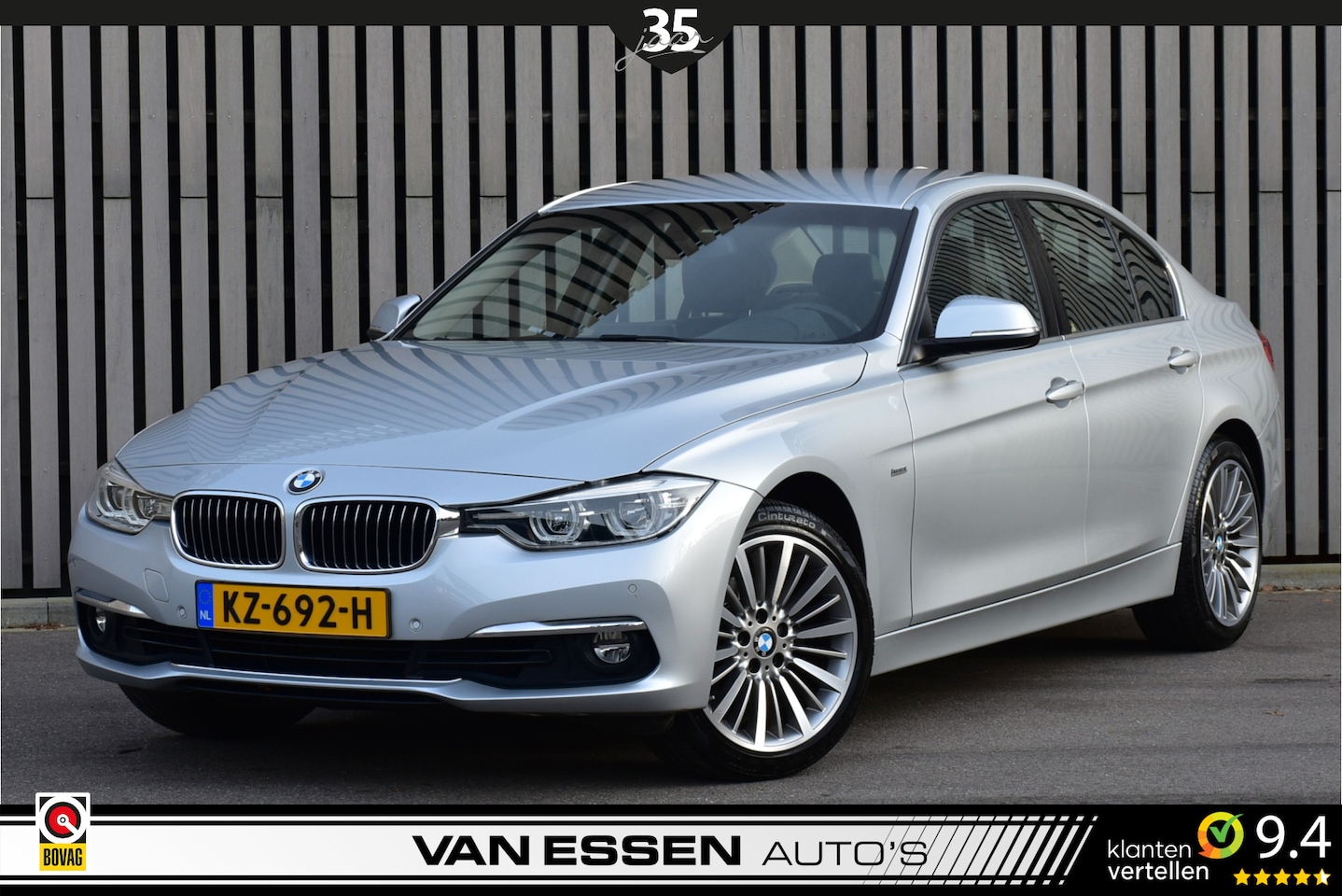 BMW 3-serie - 320i Luxury Line High Executive Navi Leder Carplay E-Trekhaak NL-Auto! Dealer Onderhouden! - AutoWereld.nl