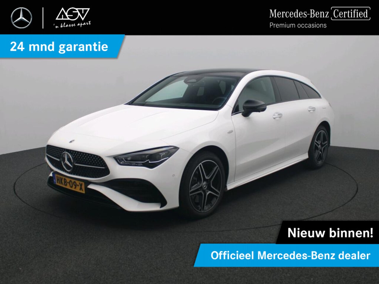 Mercedes-Benz CLA-klasse Shooting Brake - 250 e Business Solution AMG Panoramadak, Head-up display, stoelen met memory - AutoWereld.nl