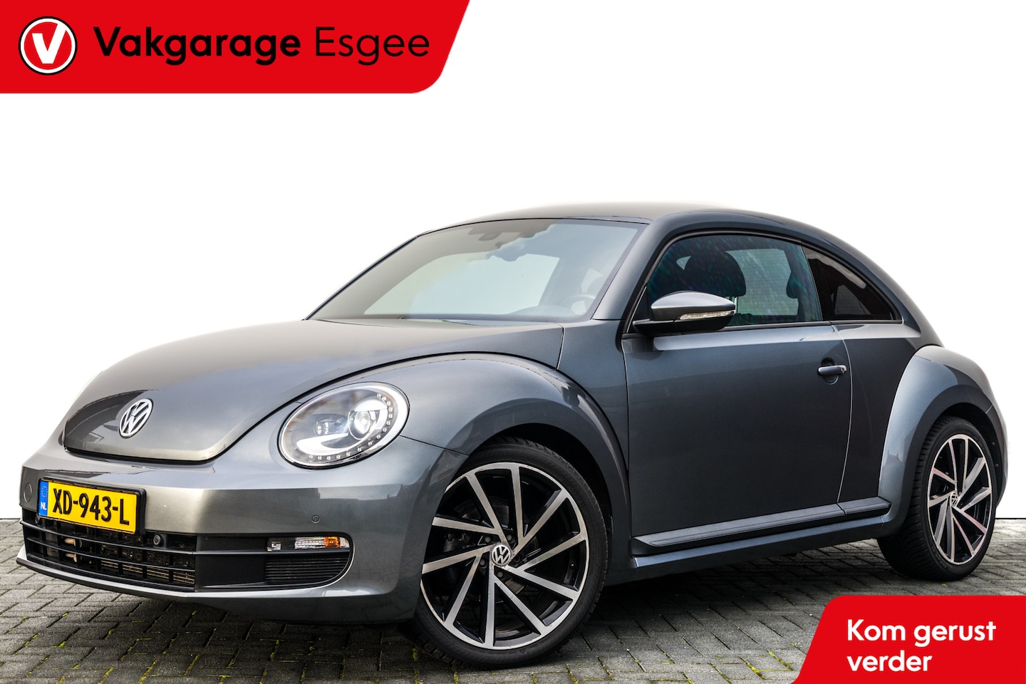 Volkswagen Beetle - 1.2 TSI 105 PK Design BlueMotion | DSG Automaat | Zwart Leer | 64 DKM | Uniek | | 19 inch - AutoWereld.nl