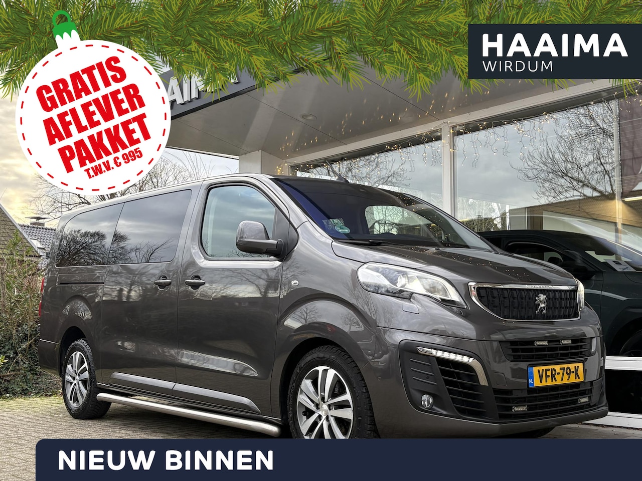 Peugeot Expert - 2.0 BlueHDI 180pk Aut. Asphalt DC | Webasto standkachel | Head-up | Xenon | Keyless | Stoe - AutoWereld.nl