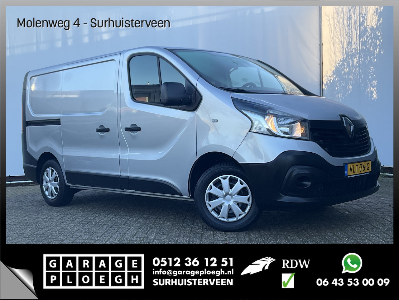 Renault Trafic - 3-Pers 1.6 dCi T27 L1H1 Comfort MARGE Trekhaak Cruise Pdc Keyless Voll.Onderhouden! - AutoWereld.nl
