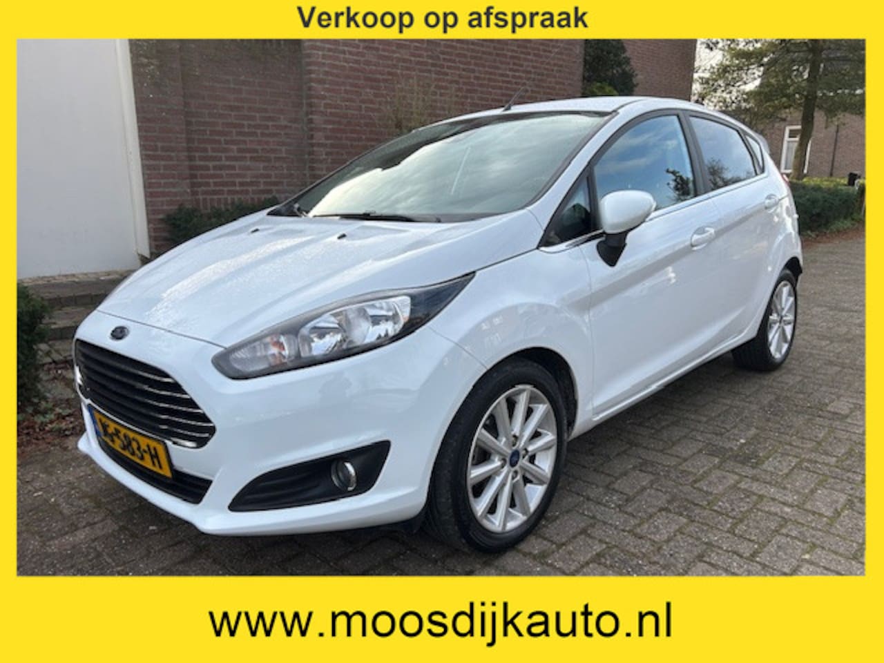 Ford Fiesta - 1.0 EcoBoost Titanium/ Automaat/ NL Auto/ airco ecc/ 5 Drs/  Lm. velgen/ met NAP/ Nw-APK/ - AutoWereld.nl