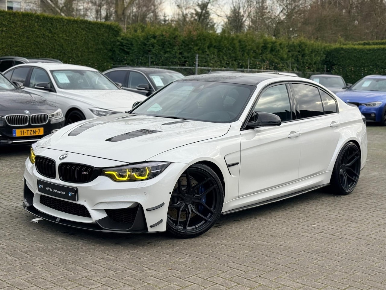 BMW M3 - 3-serie DCTA Individual Full Carbon|20" Z-Performance|HUD|H&K|Akrapovic|Nieuwstaat!! - AutoWereld.nl