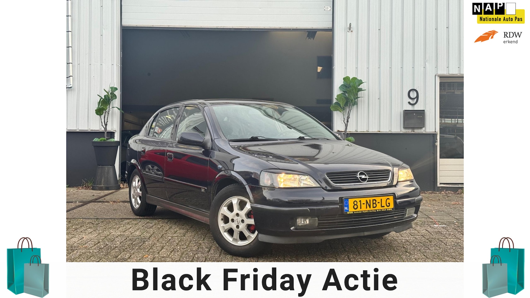 Opel Astra - 1.6|Benzine|Automaat|Elektrische Ramen|Airco|5 DRS|Boekjes|2003| - AutoWereld.nl