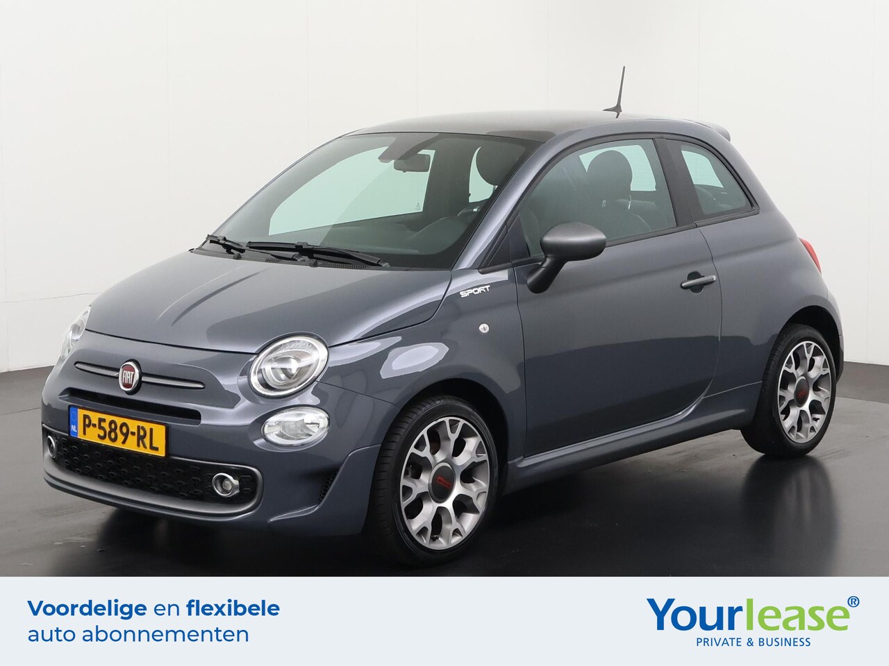 Fiat 500 - 1.0 Hybrid Sport | All-in 353,- Private Lease | 36 Mnd Abonnement | - AutoWereld.nl