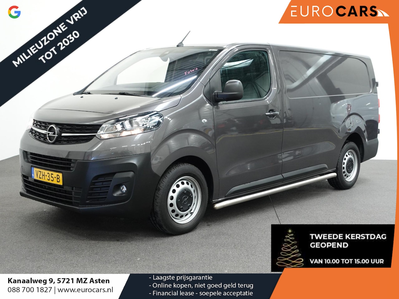 Opel Vivaro - 2.0 BlueHDi 145PK L3 Automaat Airco Bluetooth Cruise Control Side bars - AutoWereld.nl
