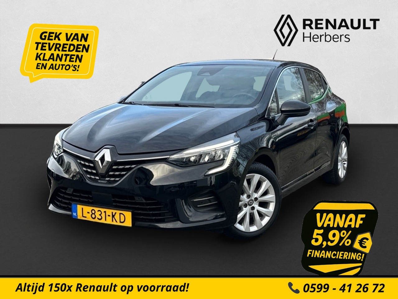Renault Clio - 1.0 TCe Intens CRUISE / CAMERA / PDC VOOR&ACHTER / ECC - AutoWereld.nl