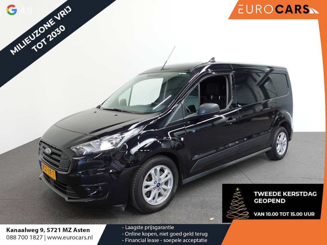Ford Transit Connect - 1.5 EcoBlue Aut. L2 Trend |Navi|Airco|PDC A|Cruise Control|3Zits|Camera|DAB+ - AutoWereld.nl