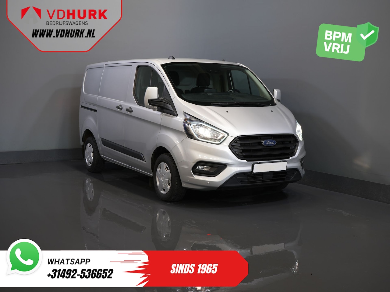 Ford Transit Custom - 2.0 TDCI 130 pk BPM VRIJ! Sortimo/ Standkachel/ Stoelverw./ Carplay/ Camera/ Navi/ Cruise - AutoWereld.nl