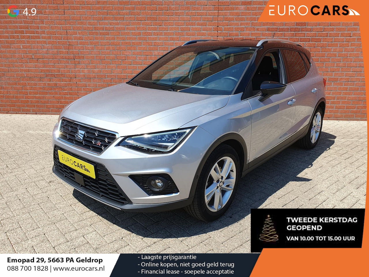 SEAT Arona - 1.0 TSI 110pk DSG FR Navigatie Apple Carplay/Android Auto Camera Parkeersensoren Adaptive - AutoWereld.nl