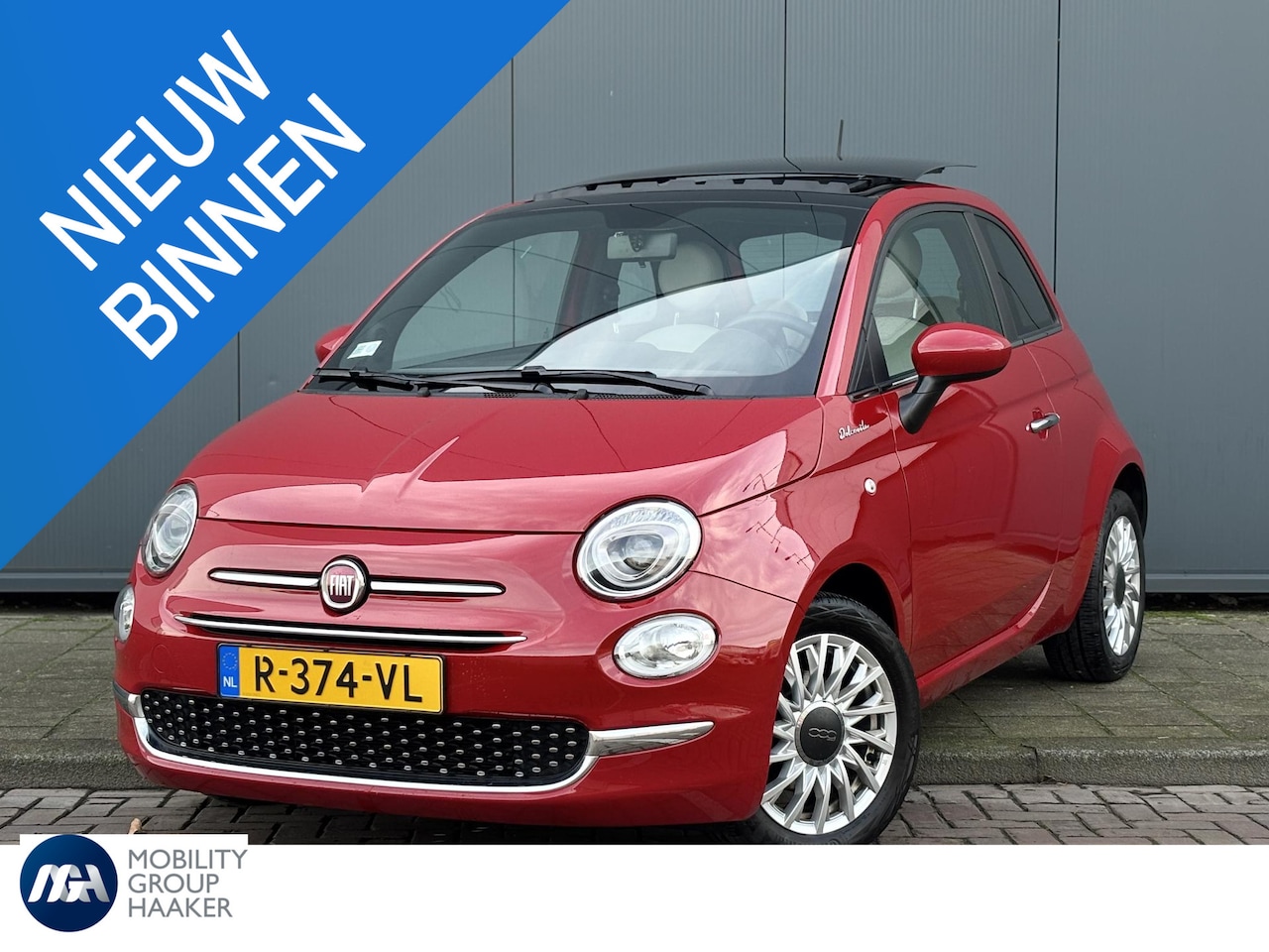 Fiat 500 - 1.0 Hybrid Dolcevita | Apple carplay/ Android auto | Dealeronderhouden | Airco | Panoramad - AutoWereld.nl