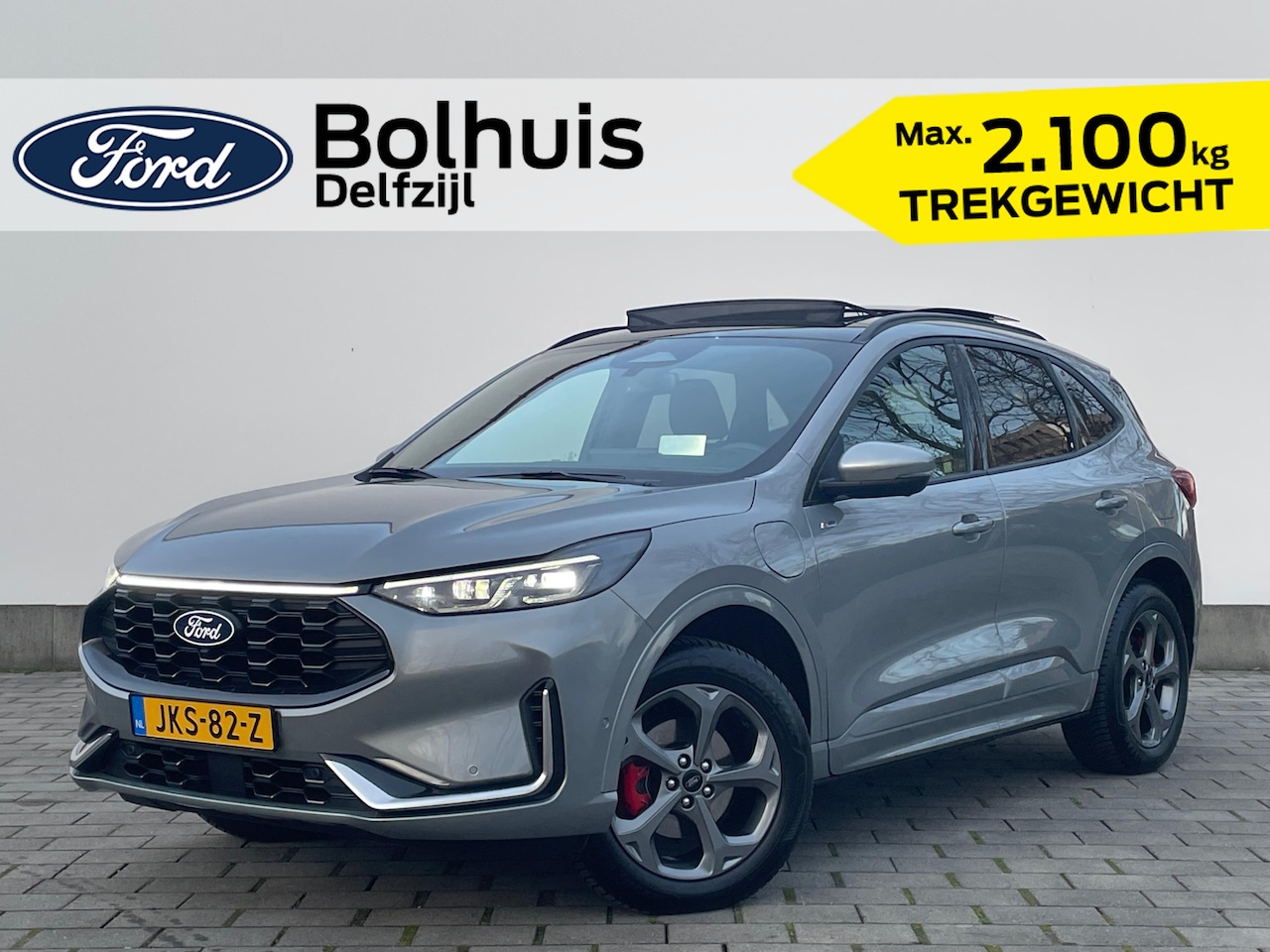 Ford Kuga - 2.5 PHEV 243 pk ST-Line X | Trekhaak I AGR stoelen I Matrix LED I Adapt Cruise I Winter Pa - AutoWereld.nl