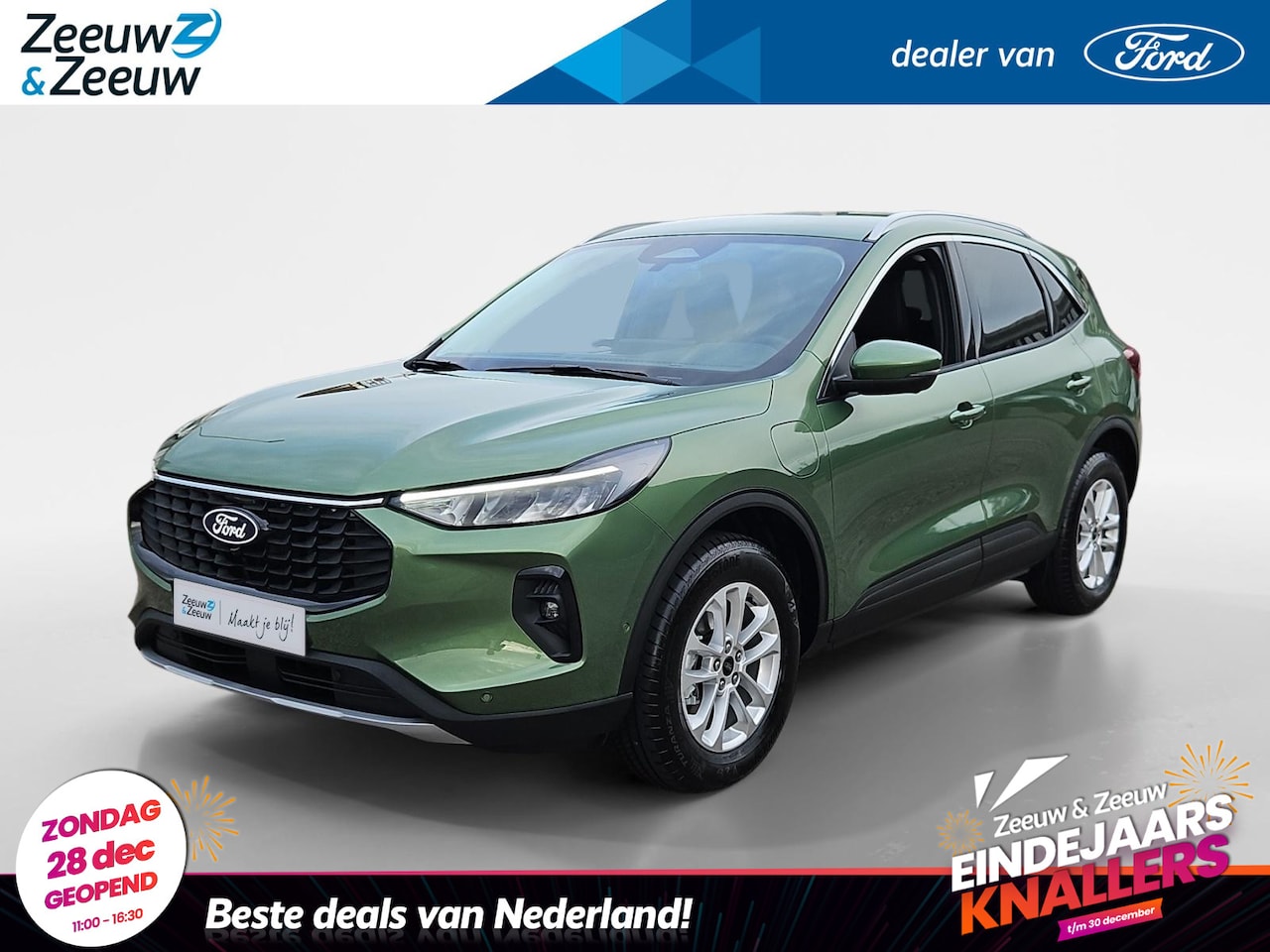 Ford Kuga - 2.5 PHEV Titanium | Te Bestellen | 2100KG Trekgewicht | Parkeersensoren | Apple/Android Ca - AutoWereld.nl