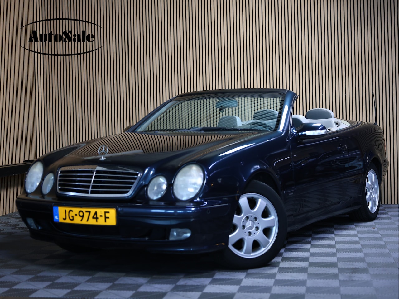 Mercedes-Benz CLK-klasse Cabrio - 200 K. Avantgarde AUT NAVI BT PDC CRUISE LEDER STOELVW '01 - AutoWereld.nl