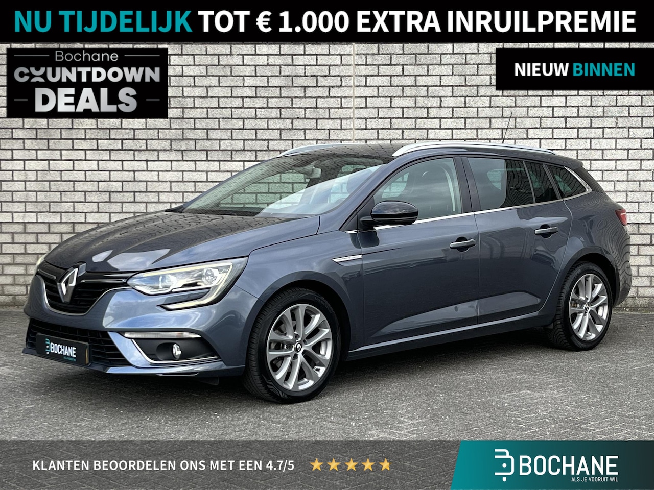 Renault Mégane Estate - 1.3 TCe Limited | Trekhaak | Apple CarPlay / Android Auto | Parkeersensoren | Navigatie | - AutoWereld.nl