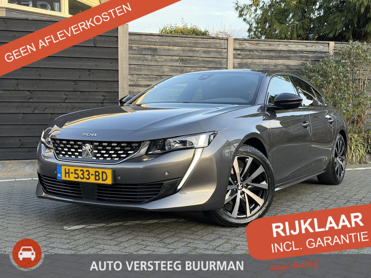 Peugeot 508 - Blue Lease GT Line 1.5 BlueHDI 130PK EAT8 Automaat Navigatie, Achteruitrijcamera, Keyless, - AutoWereld.nl