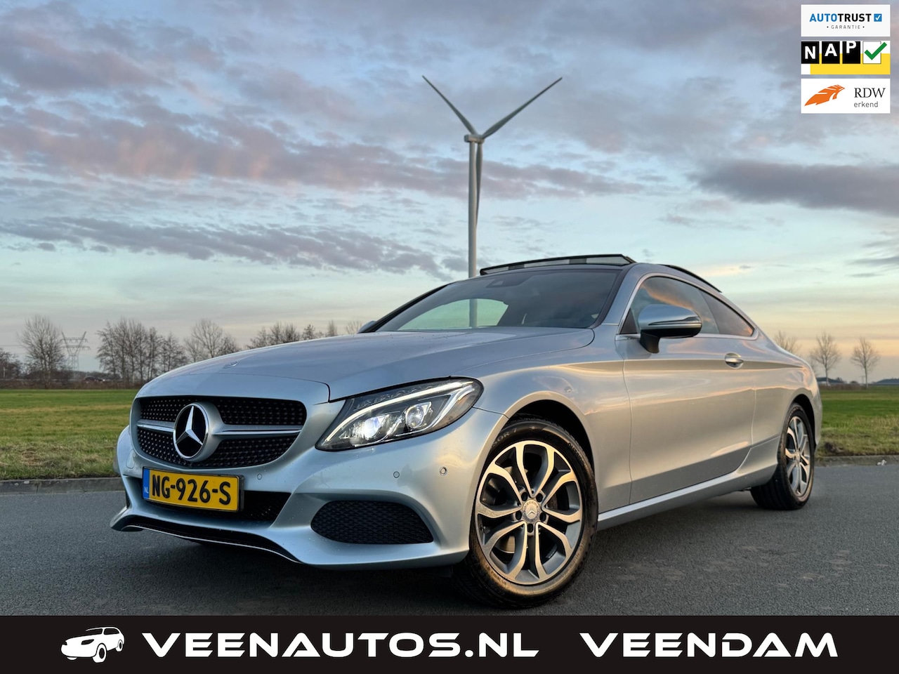 Mercedes-Benz C-klasse Coupé - 180 Lease Edition Pano LED NAP - AutoWereld.nl
